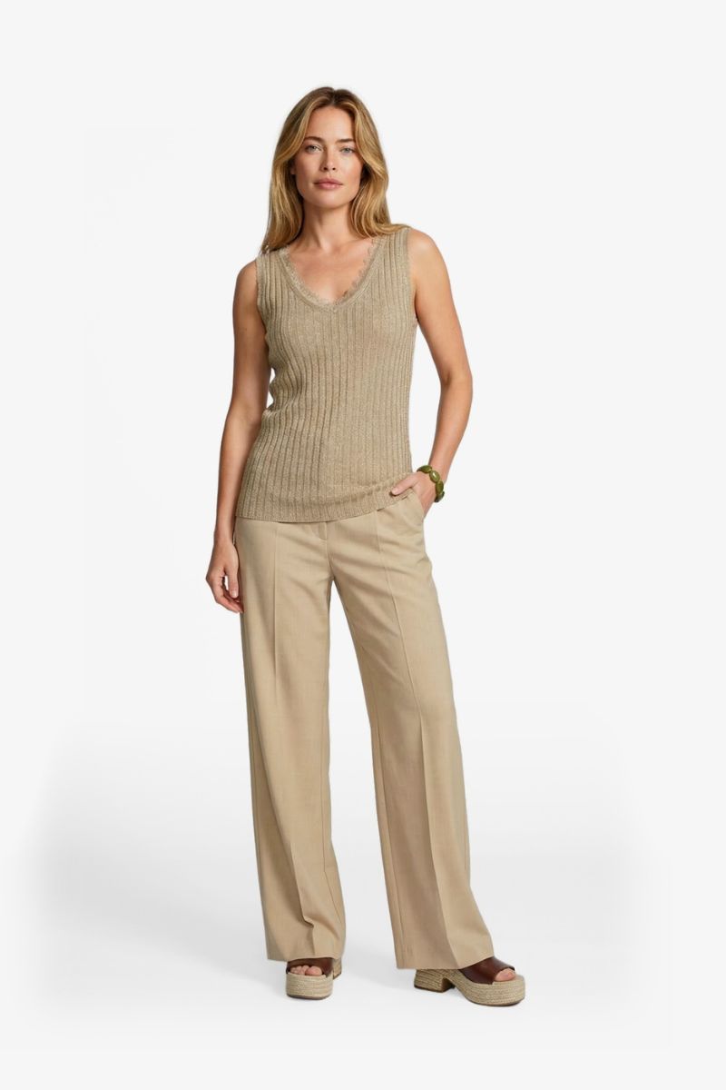 C&S Karita Knit Pullover Khaki | Feliz